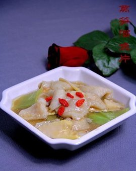莴笋溜鱼片