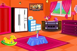 橙色可爱小屋逃脱