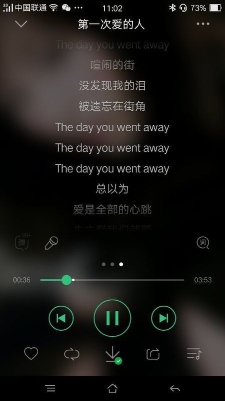 求王心凌(第一次爱的人)里面有英文歌词的中文