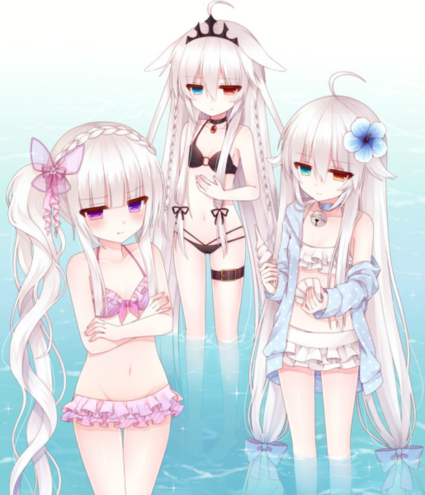 跪求高清银发异瞳萝莉图片