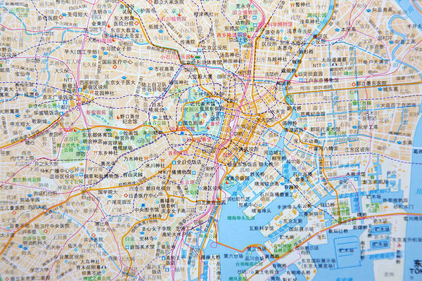 求日本东京地图比较大的电子版图片,我需要人