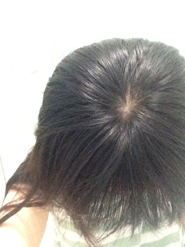 头发半干状态,一月份染过发,17岁,请问我是不是