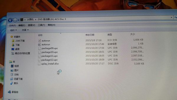 PC版刺客信条枭雄游戏光盘怎么安装,我放上第