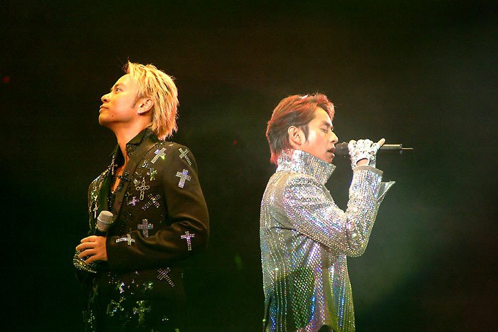 2003年与谭咏麟合作的《左麟右李演唱会2003》世界巡回随即展开.